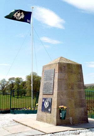 Cameronian flag & Cairn 2005