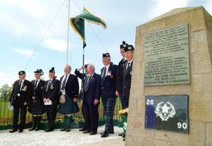 Cameronian Sunday office bearers & Cairn 2005