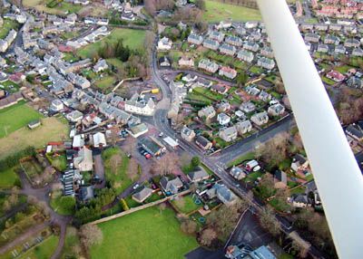 Aerial view of Douglas centre