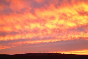 Hagshaw Hill sunset