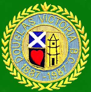 douglas victoria bowling club blazer badge
